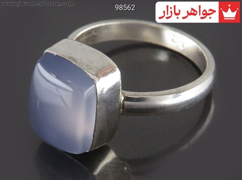 انگشتر نقره عقیق یمنی مردانه [چهارده معصوم] - 98562